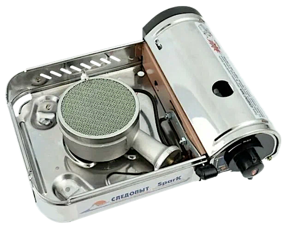 Газ. плита Следопыт PF-GST-N12 SparK 0.75кВт 60г/ч 1.10кг с защитой от избыточного давления