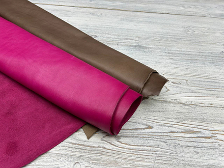 Лот Ecopell Grey+Fuxia (1,4-1,6 мм), натуральная кожа