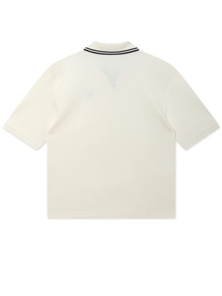 Рубашка Поло Кор. Рукав Open Collar Tipped Polo Shirt