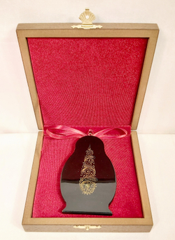 Сувенир "Матрешка" с росписью Палех в подарочном футляре