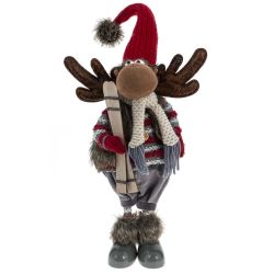 GAEM Игрушка набивная "Олень", L13 W11 H38/27 см, 2в.