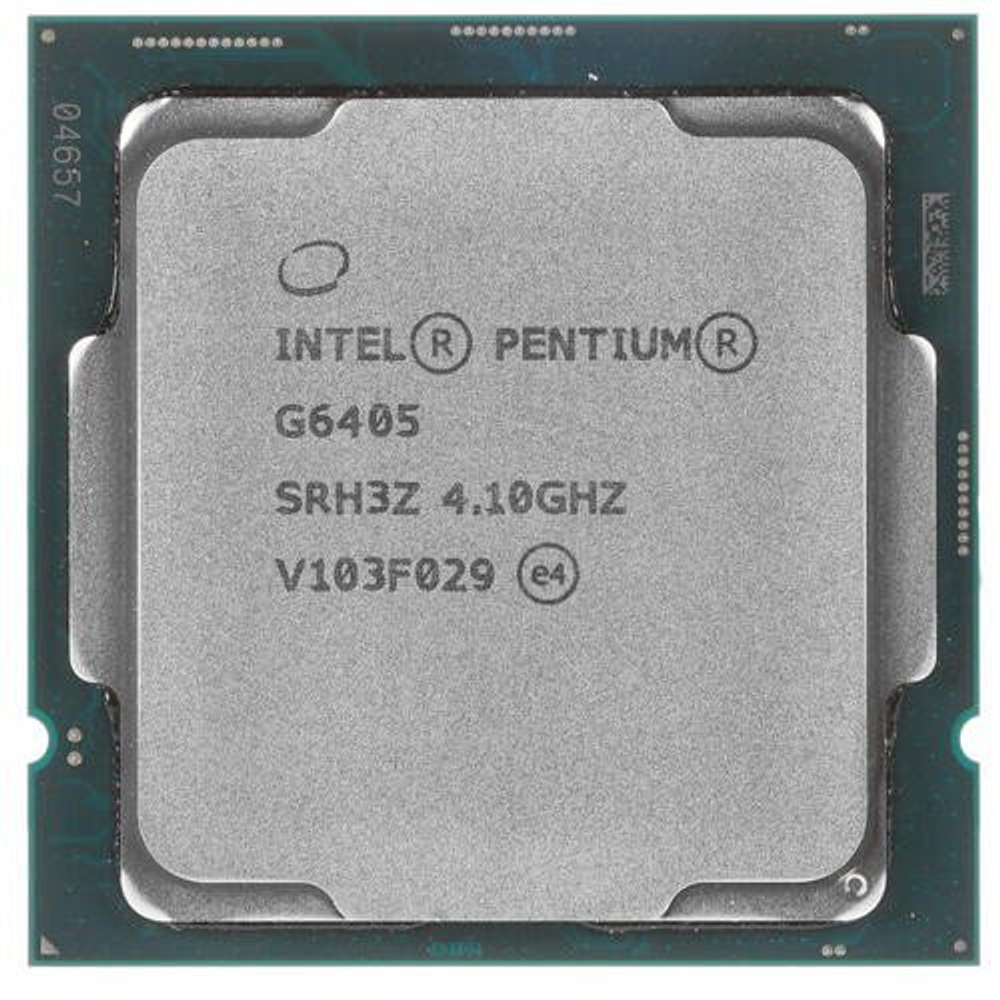 Процессор Intel  Pentium G6405 4,1 GHz 4Mb 2/4 Comet Lake UHD Graphics 610 58W FCLGA1200 Tray