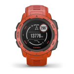 Умные часы Garmin Instinct Solar Flame Red, 010-02293-20