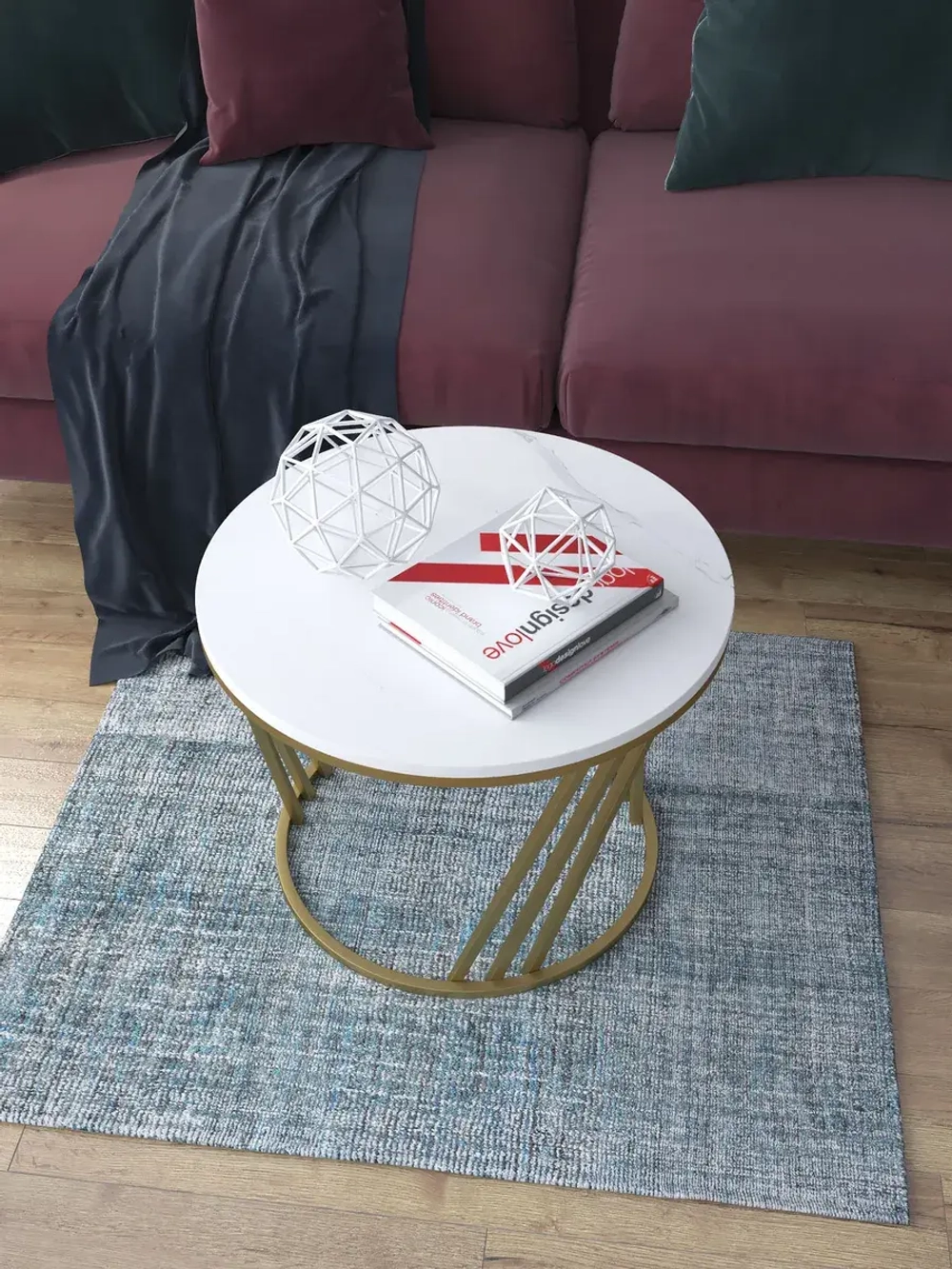 Журнальный стол Адидас - ЗБ - МДФ в ПВХ