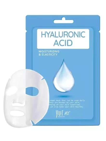 YU.R ME Маска для лица тканевая с гиалуроновой кислотой - MWR hyaluronic acid sheet mask, 25г