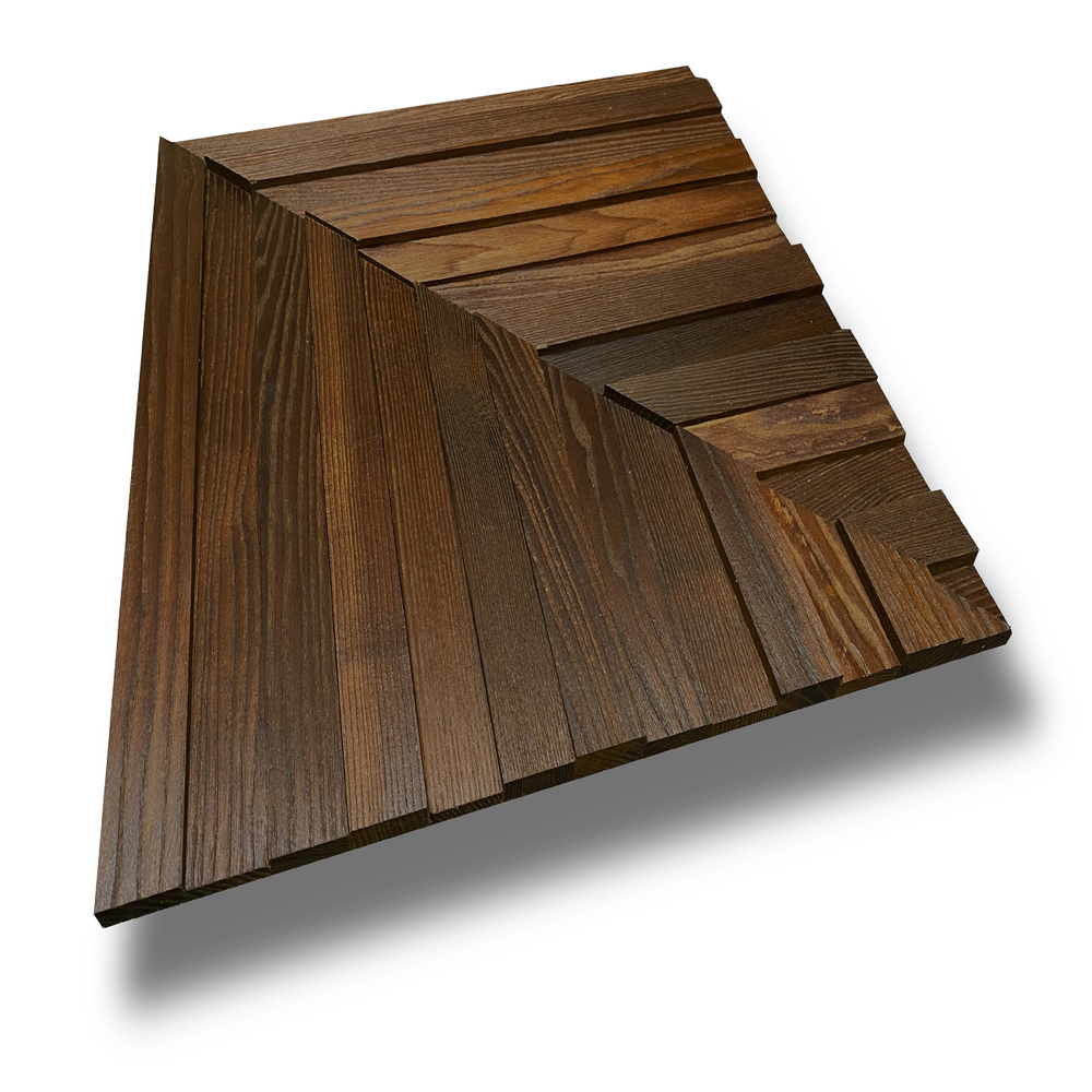 Деревянная мозаика для стен Wood Mosaic Колос