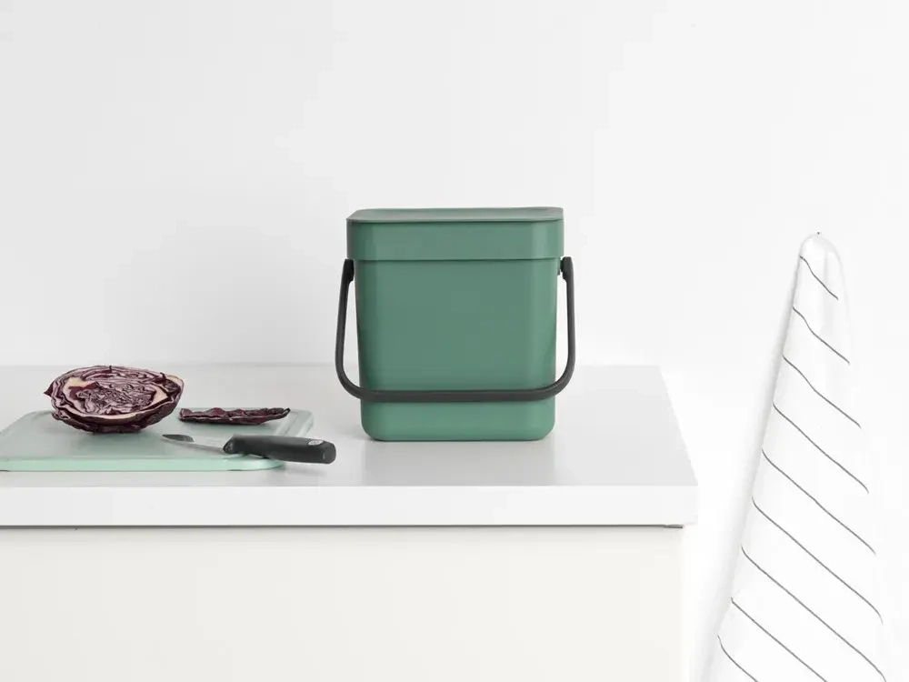 Brabantia Контейнер для мусора Sort & Go 3л зеленый