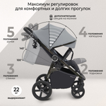 Прогулочная коляска Sweet Baby Unica Grey