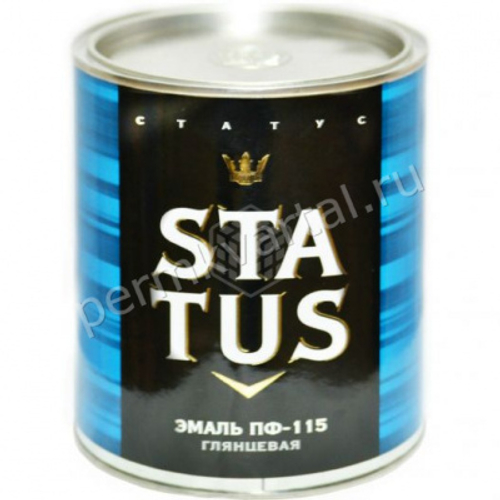 ЭМАЛЬ ПФ-115 ЧЕРНАЯ "STATUS" 1,8КГ