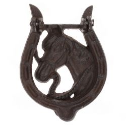 GAEM Дверной молоток "Лошадь", L11,5 W2,5 H16 см
