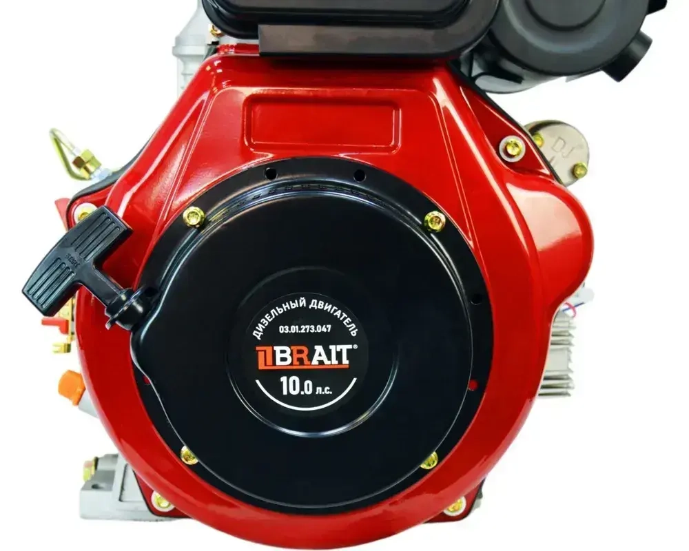 Двигатель дизельный Brait BR460DEC (188F 10лс, электростартер, вал под конус, кВт 7.3) / сварочное оборудование / для сельскохозяйственной техники