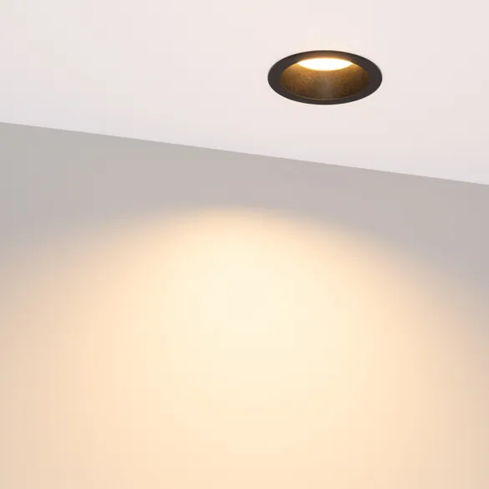 Светильник MS-DROP-BUILT-R84-8W Warm3000 (BK, 85 deg, 230V) (Arlight, IP54 Металл, 5 лет) 041493