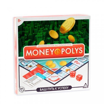 Настольная экономическая игра «MONEY POLYS» 60 карт