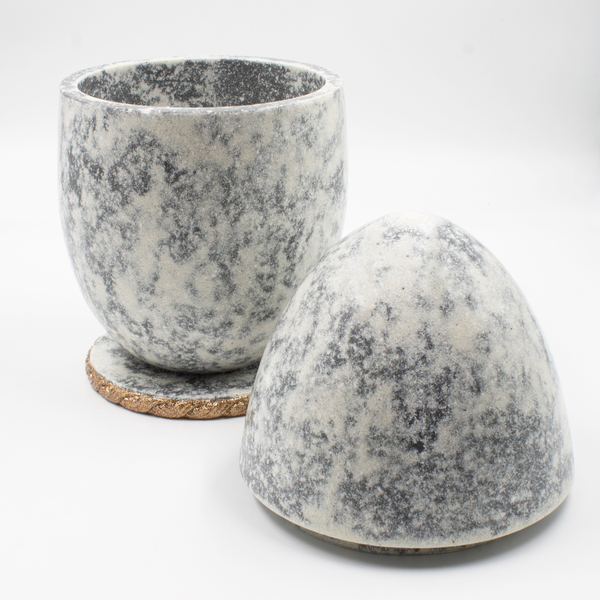 Урна для праха "Фаберже" серый мрамор