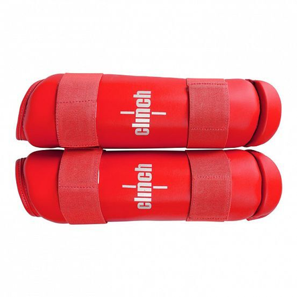 Защита голени Clinch Shin Guard Kick красная C522