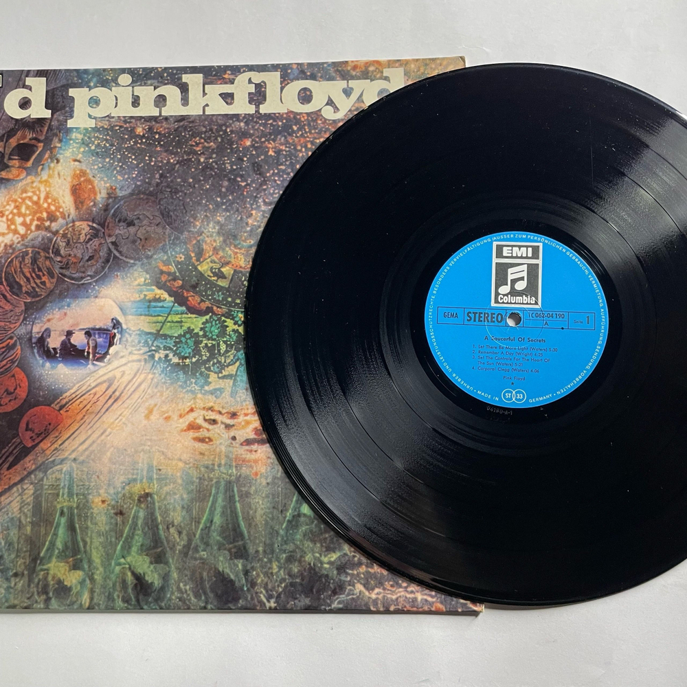 Винтажная виниловая пластинка LP Pink Floyd A Saucerful Of Secrets (Германия 1969)