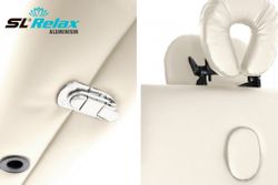 Массажный стол Aluminium (beige) Бежевый