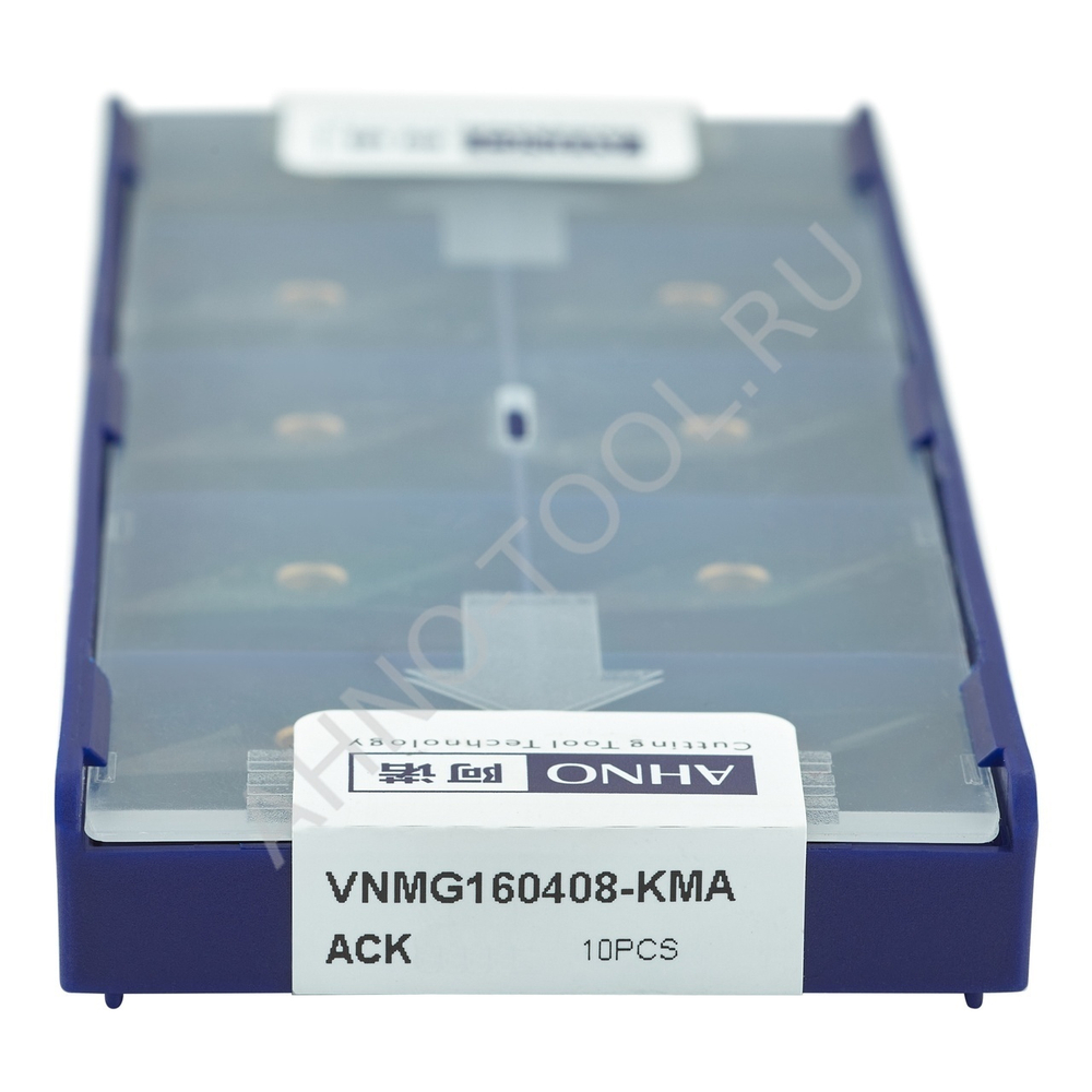 Пластина твердосплавная ISO VNMG160408-KMA ACK10E AHNO по чугуну, чистовая