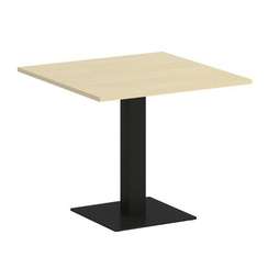First Стол квадратный KSPRG-2 Клен/Металл Черный 900*900*750