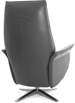 Кресло реклайнер Relax LOTUS ELECTRO NEW 4092D, натуральная кожа, (088 IRON GREY)
