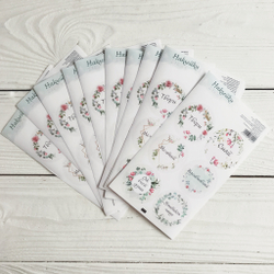 Наклейки для цветов , наклейки для букетов