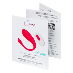 Ярко-розовое виброяйцо с пультом ДУ 10см ToyFa L'eroina 561029