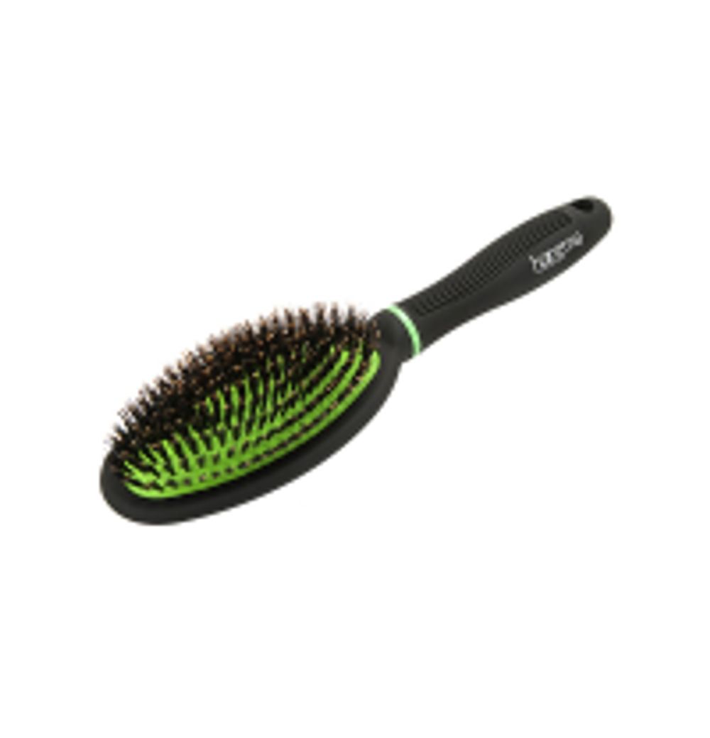 Щетка овальная Harizma ECO brush h10614 (натуральная щетина)