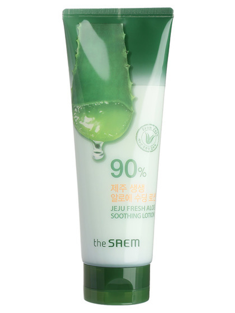 [The Saem] Jeju Fresh Aloe Soothing Lotion 90% - Лосьон для тела с алоэ, 250 мл