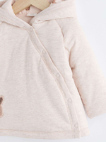 Куртка с запахом для малышей Next K90-702, Кремовый