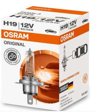 Автолампа H19 12V 60/55W (PU43t-3) Osram #64181L ORIGINAL