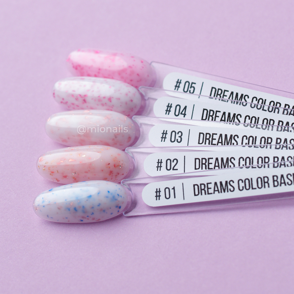 Камуфлирующая База MIO NAILS COLOR "DREAMS" № 05, 15мл.