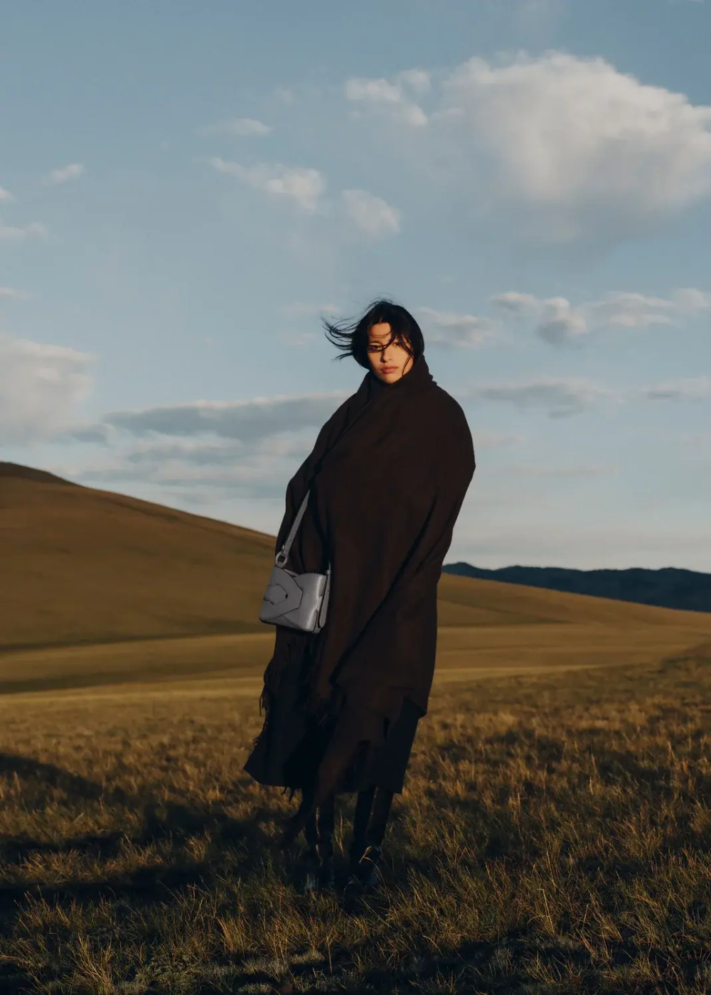 POLENE СУМКА NODDE, КАМЕННЫЙ