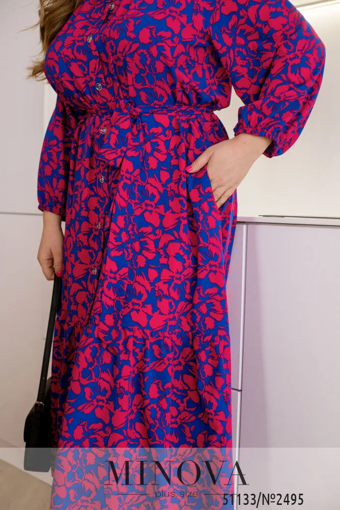 Платье 2495-электрик Minova