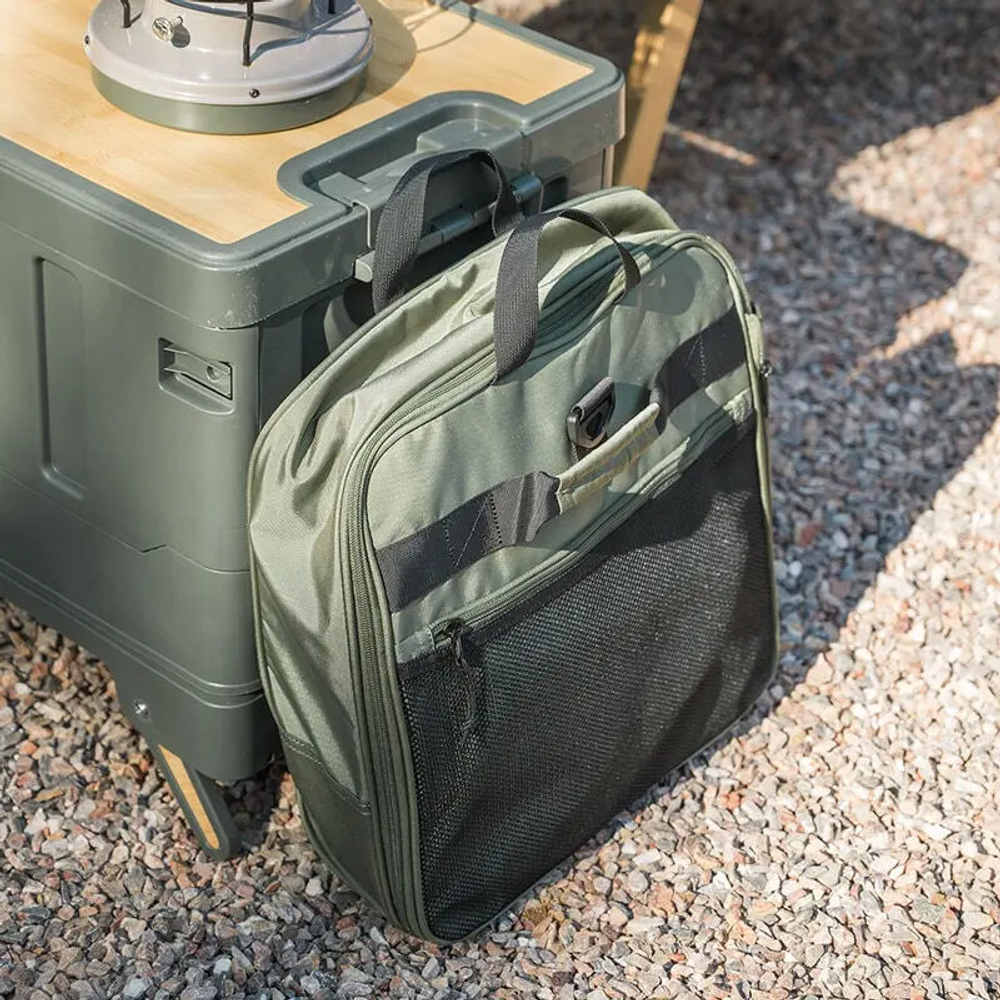 Сумка-тележка Naturehike NH21LX003 XS03 складная туристическая 88 л, артикул NH21LX003-AGR, цвет Зеленый