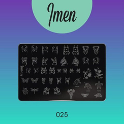 Пластина Imen для стемпинга #025