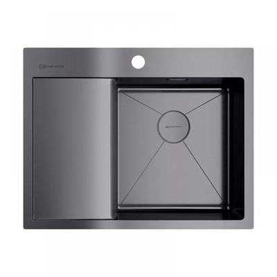 Omoikiri Akisame 65-R-GM нерж. сталь/вороненая сталь