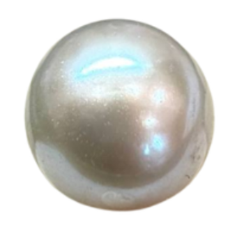 Жемчуг пресноводный серый круглый 7.5-8.0 мм