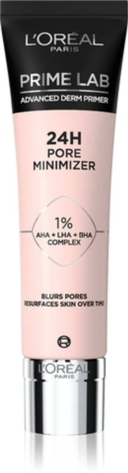 L’Oreal Paris Prime Lab 24H Pore Minimizer - Основа под макияж, тональное средство для выравнивания кожи и сужения пор, 30 ml