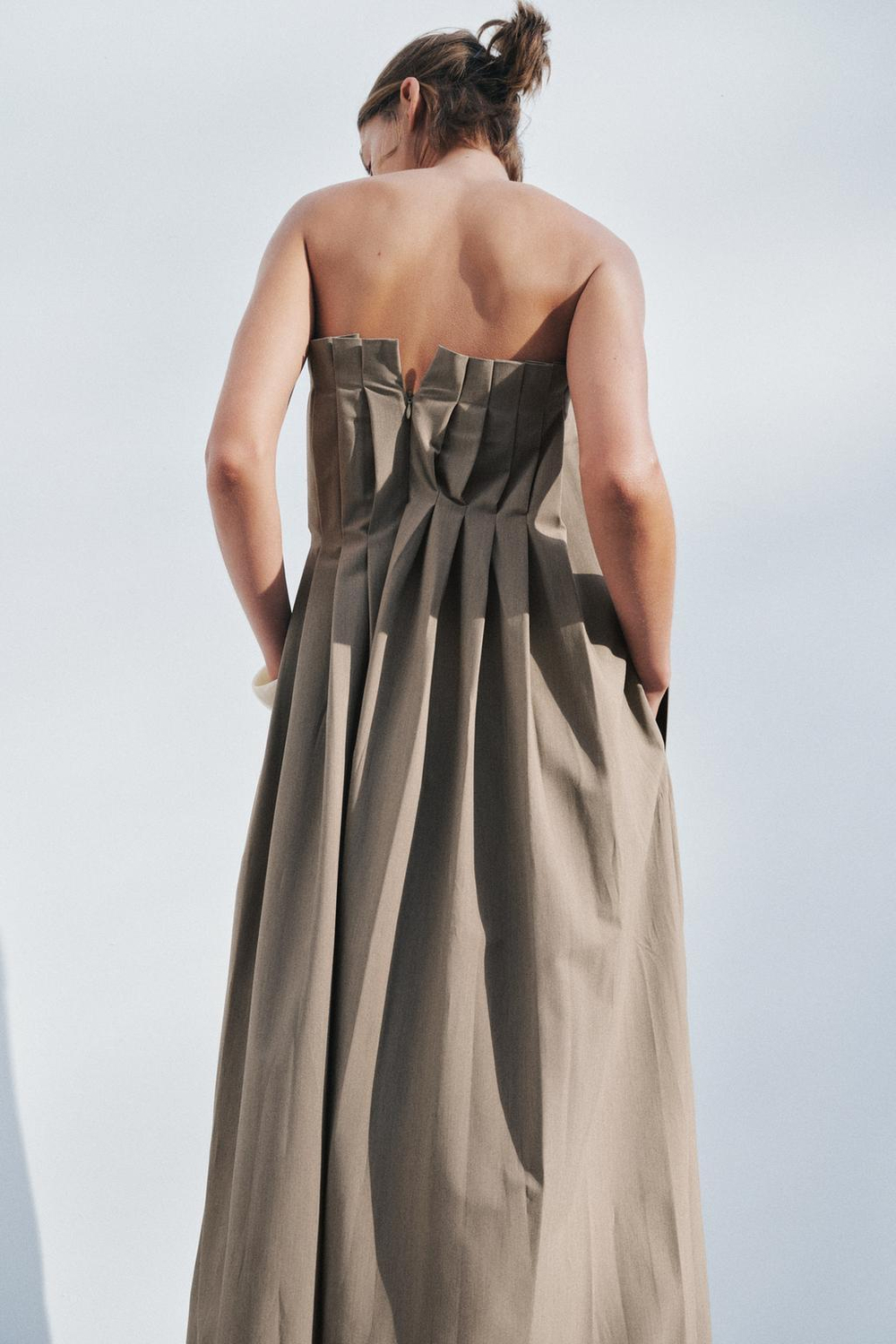 Платье из плиссированной ткани — zw collection
