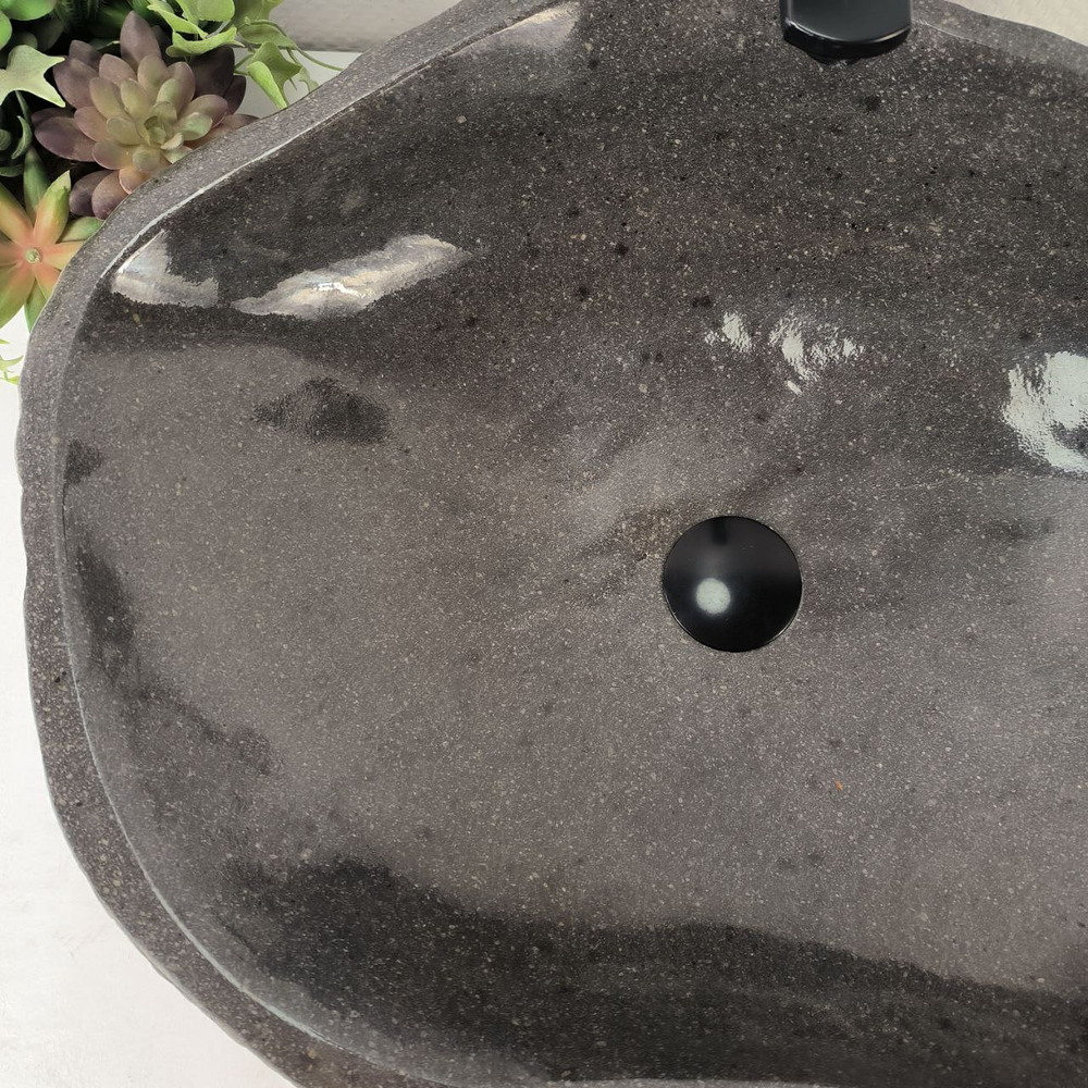 Раковина из речного камня RS-65018 62*48*15 0858