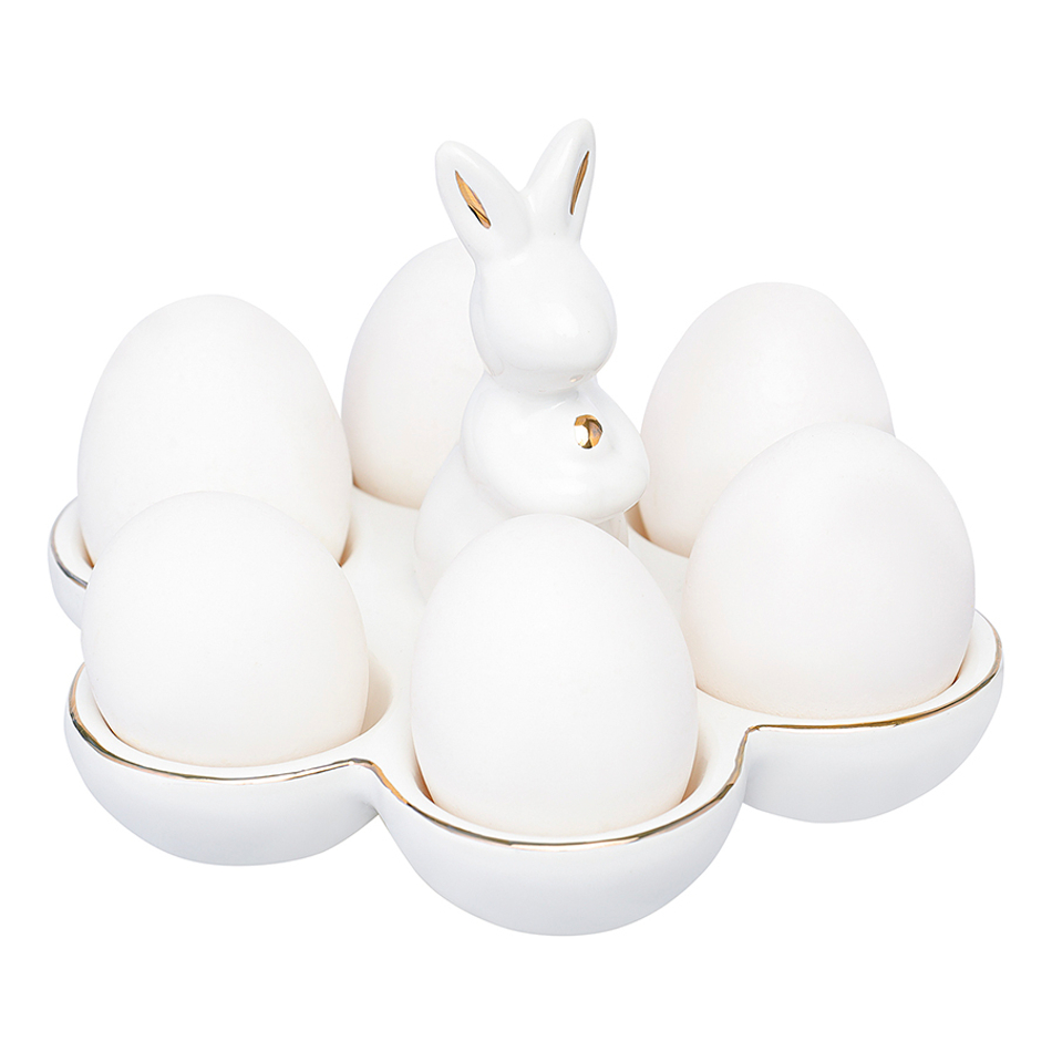 Подставка для яиц easter bunny из коллекции essential, 17х17x12,5 см