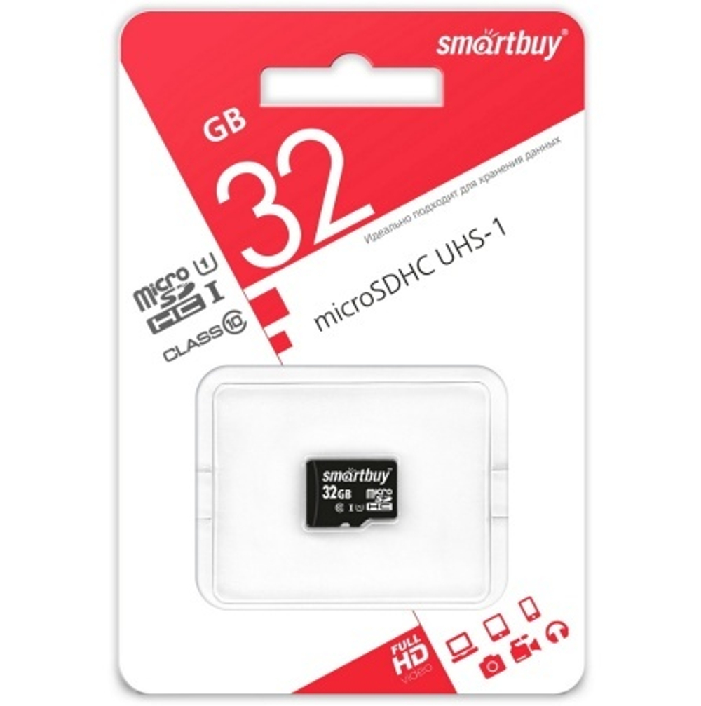 карта памяти SmartBuy 32Gb microSDHC 10cl UHS-I