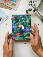 Фотоальбом на 100 фото 10х15 см, пластик. листы belle fleur Тукан