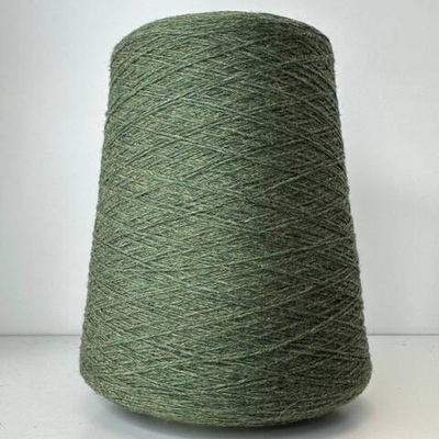 TALCO CASHMERE - Loro Piana; 100% кашемир; 665м/100гр (3/20); col. VERDONE MEL, цвет: еловый зелёный меланж