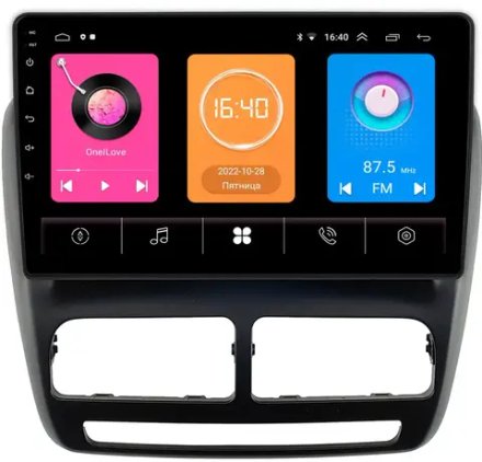 Магнитола для FIAT Doblo 2009-2015 - OEM GT10-1401 на Android 10, 2ГБ-16ГБ