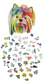 Деревянный пазл Wood Trick Нью-Йоркшир с кристаллами Swarovski ® (45x34 см)