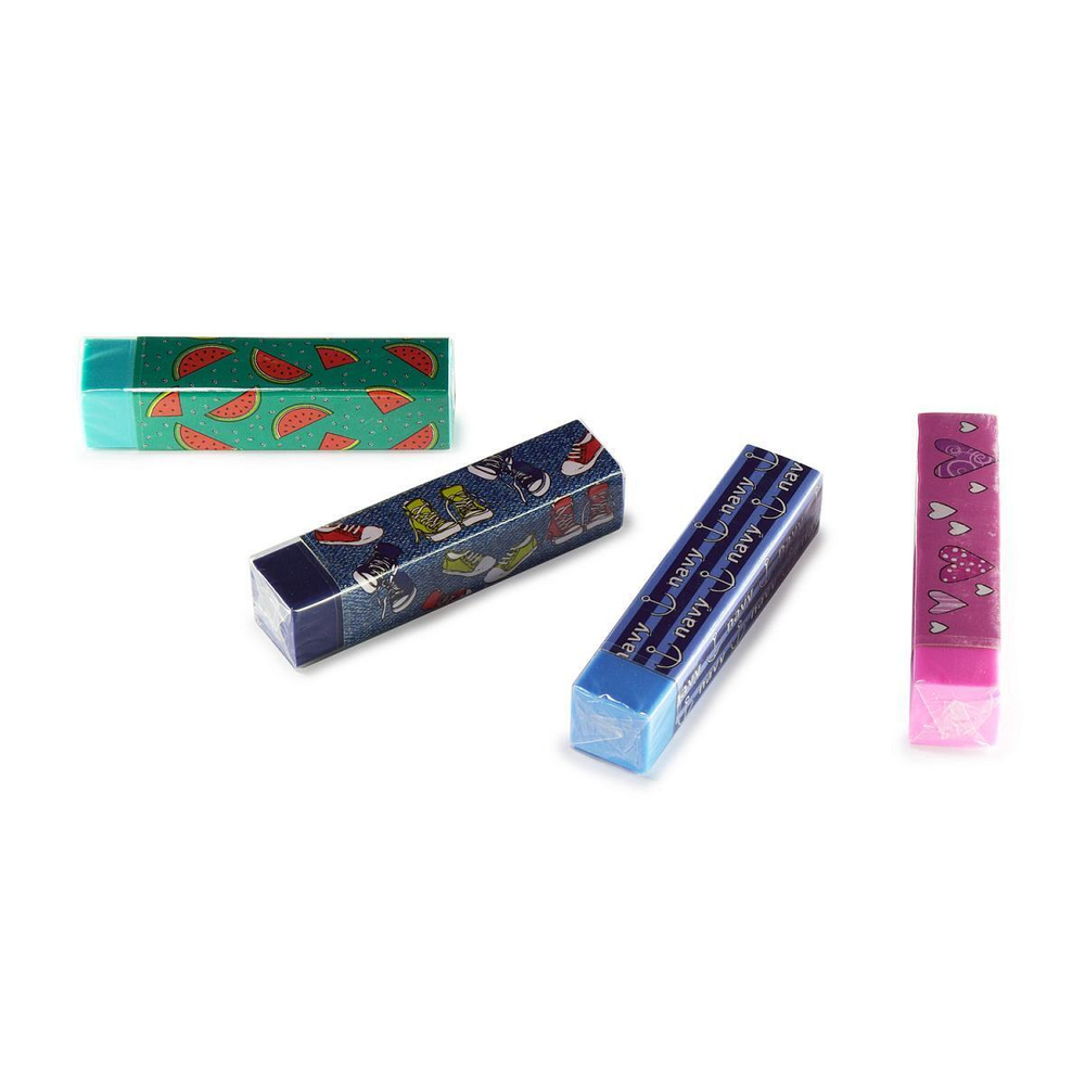 Ластик "HappyGraphix Fun", 4 вида (Bruno Visconti)