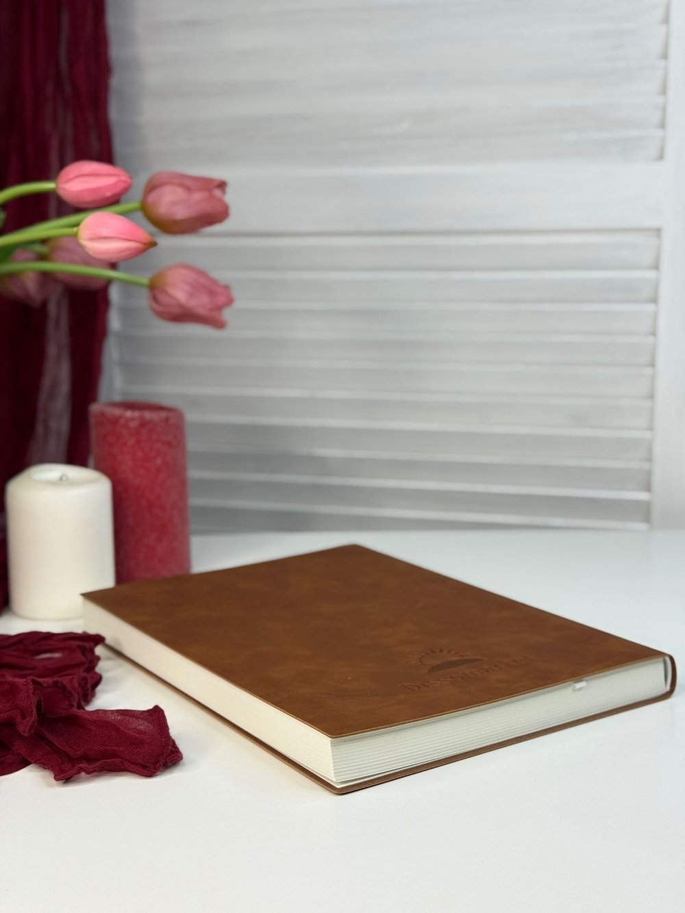 Блокнот А4 200л. (400страниц) без разлиновки Коричнево-желтый (К44-936A)