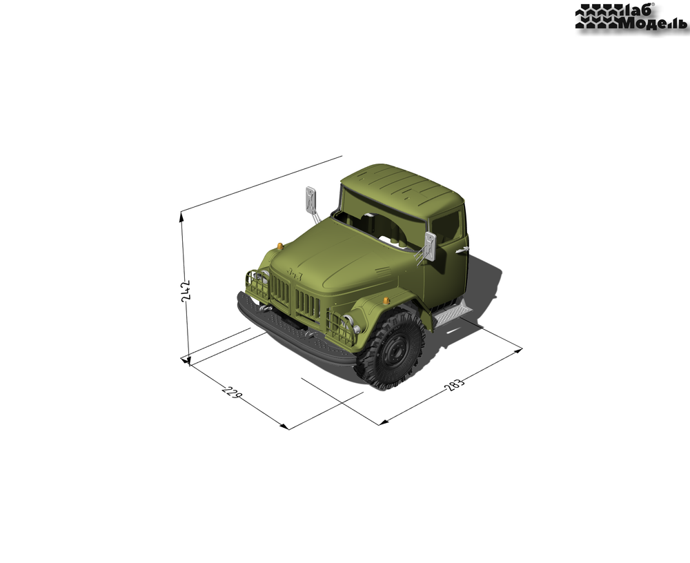 Кабина ЗиЛ-131. Масштаб 1:10