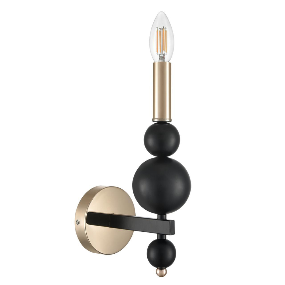8106/1W MODERNI LN26 черный/золото, металл Бра E14 1*40W 220V NANA